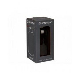 Vaso Grigio Dorato Vetro 11,5 x 24 x 11,5 cm (6 Unità)