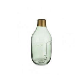 Vaso Viso Verde Vetro 11 x 24,5 x 12 cm (6 Unità)