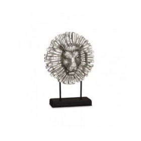 Statua Decorativa Leone Argentato 28 x 38,5 x 11,5 cm (4 Unità)