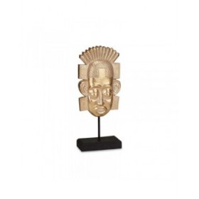 Statua Decorativa Indiano Dorato 17,5 x 36 x 10,5 cm (4 Unità)