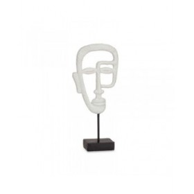 Statua Decorativa Viso Bianco 19,5 x 38 x 10,5 cm (4 Unità)