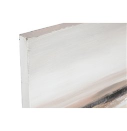 Poltrona DKD Home Decor 73 x 74 x 113 cm Argentato Beige Acciaio