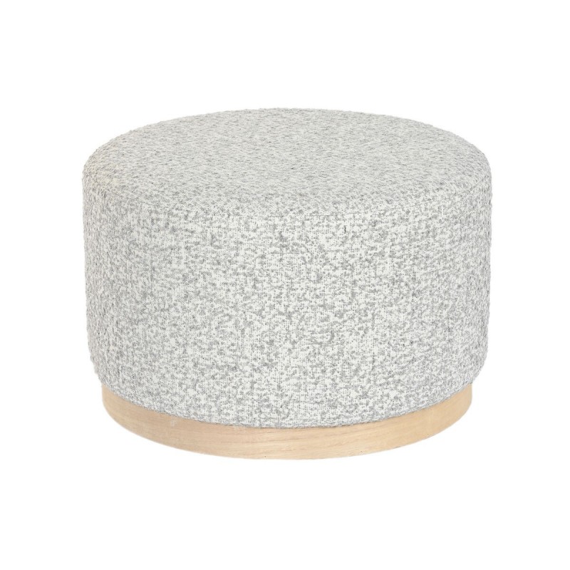 Panca DKD Home Decor 48 x 48 x 31 cm Grigio chiaro