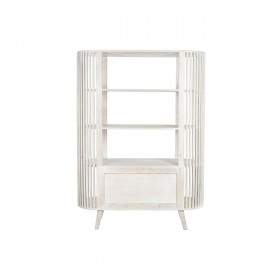 Scaffale DKD Home Decor Bianco Legno di mango 116 x 40 x 160 cm (1)