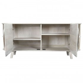 Credenza DKD Home Decor Bianco Legno di mango (150 x 40 x 65 cm)