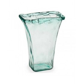 Vaso 27 x 34,5 x 14 cm Cristallo Trasparente (2 Unità)