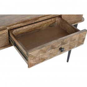 Ingresso DKD Home Decor Naturale Nero Metallo Legno di mango