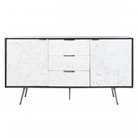 Credenza DKD Home Decor 150 x 43 x 80 cm Bianco Marrone scuro Legno di mango