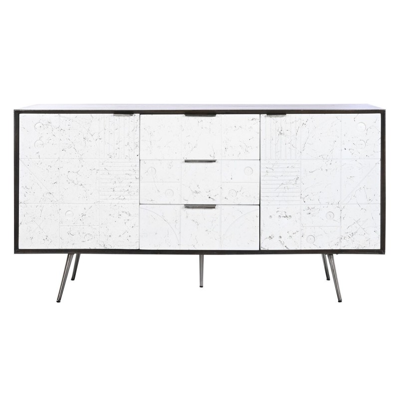 Credenza DKD Home Decor 150 x 43 x 80 cm Bianco Marrone scuro Legno di mango