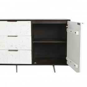 Credenza DKD Home Decor 150 x 43 x 80 cm Bianco Marrone scuro Legno di mango