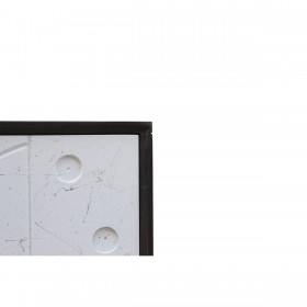 Credenza DKD Home Decor Bianco Marrone Metallo Legno di mango 90 x 43 x 80 cm