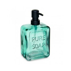 Dispenser di Sapone Berilo Pure Soap Verde Cristallo 570 ml 10 x 18 x 6 cm (6 Unità)