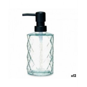 Dispenser di Sapone Berilo CN-B5463VB-1-367 Trasparente Cristallo Plastica Diamante 410 ml 9 x 18 x 7 cm (12 Unità)