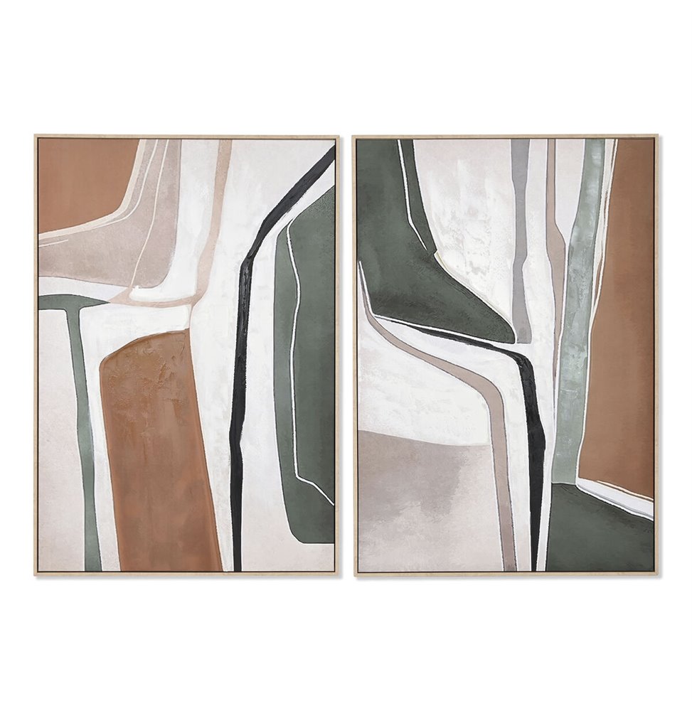 Specchio da parete DKD Home Decor 130 x 4 x 70 cm Cristallo Bianco Legno di mango Moderno