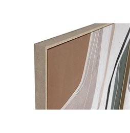 Specchio da parete DKD Home Decor 130 x 4 x 70 cm Cristallo Bianco Legno di mango Moderno