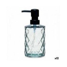 Dispenser di Sapone Berilo CN-B5463VB-1-368 Nero Cristallo Plastica Diamante 410 ml 9 x 18 x 7 cm (12 Unità)