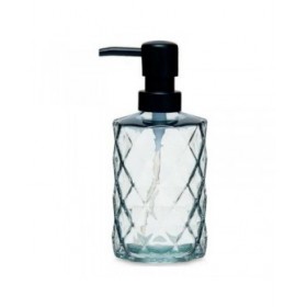 Dispenser di Sapone Berilo CN-B5463VB-1-368 Nero Cristallo Plastica Diamante 410 ml 9 x 18 x 7 cm (12 Unità)