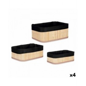 Organizzatori Berilo BA1317-438 Bambù 31 x 12 x 21 cm Set