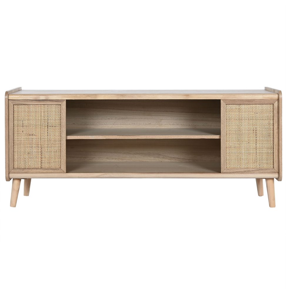 Poggiapiedi DKD Home Decor Legno 30 x 30 x 30 cm Verde Blu Marino (2 Unità)