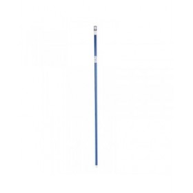Mazza per la Scopa 2,3 x 130 x 2,3 cm Azzurro Metallo (12 Unità)