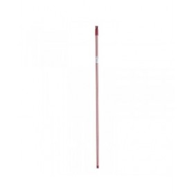 Mazza per la Scopa Righe 2,3 x 130 x 2,3 cm Rosso Metallo (12 Unità)