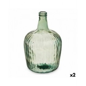 Borraccia 2255/08R-CH Champagne Righe 8 L 22 x 37,5 x 22 cm Decorazione (2 Unità)