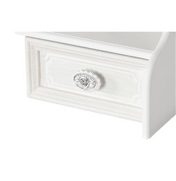 Consolle DKD Home Decor Bianco Metallo Abete 120 x 35 x 90 cm