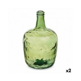 Borraccia 2255/08-G Verde Liscio 8 L 22 x 37,5 x 22 cm Decorazione (2 Unità)