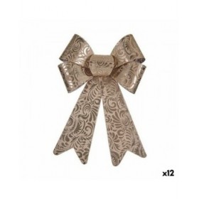 Decorazione pensile Krist+ HJ1-12010 Bronce PVC Fiocco 16 x 24 x 4 cm (12 Unità)