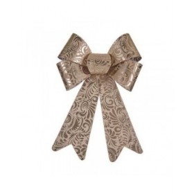 Decorazione pensile Krist+ HJ1-12010 Bronce PVC Fiocco 16 x 24 x 4 cm (12 Unità)