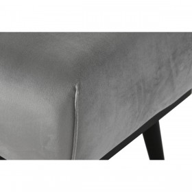 Panca DKD Home Decor Nero Grigio 70 x 50 x 42 cm
