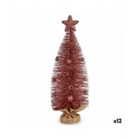Albero di Natale Krist+ FG20-19WS072 Rosa 13 x 41 x 13 cm (12 Unità)