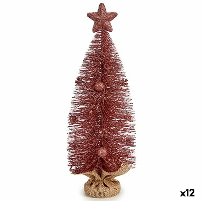 Albero di Natale Krist+ FG20-19WS072 Rosa 13 x 41 x 13 cm (12 Unità)