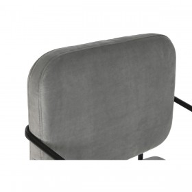 Poltrona DKD Home Decor Grigio Metallo 62 x 76 x 76 cm 55 x 71 x 72 cm