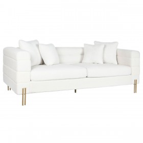 Divano DKD Home Decor Bianco Metallo 205 x 85 x 73 cm