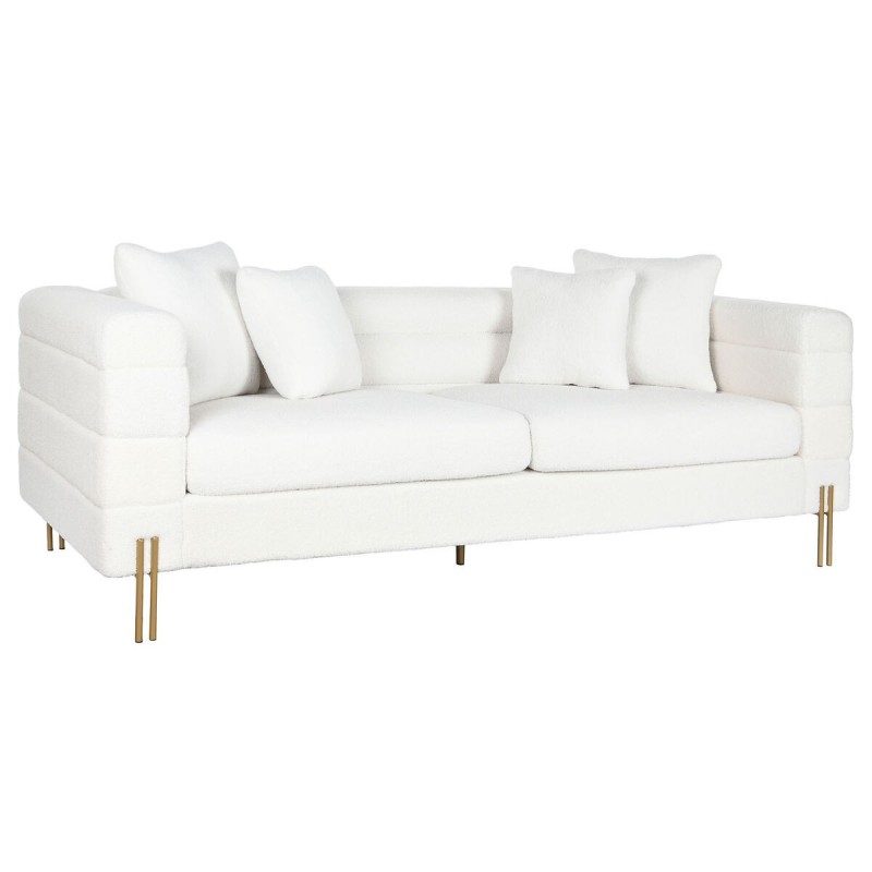 Divano DKD Home Decor Bianco Metallo 205 x 85 x 73 cm