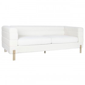 Divano DKD Home Decor Bianco Metallo 205 x 85 x 73 cm