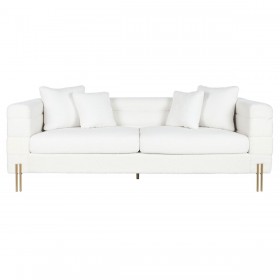 Divano DKD Home Decor Bianco Metallo 205 x 85 x 73 cm