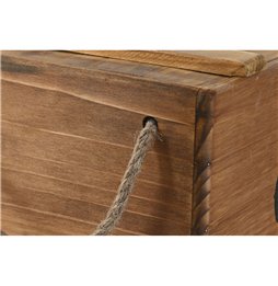 Poggiapiedi DKD Home Decor Rosa Dorato Legno MDF Velluto 60 x 60 x 54 cm (3 Unità)