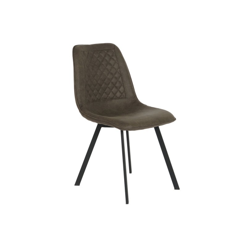 Sedia DKD Home Decor 63 x 49 x 85 cm Grigio Metallo