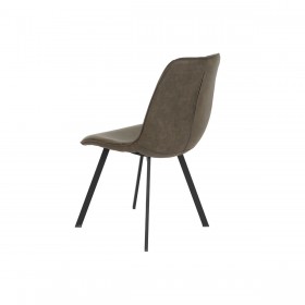 Sedia DKD Home Decor 63 x 49 x 85 cm Grigio Metallo