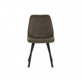 Sedia DKD Home Decor 63 x 49 x 85 cm Grigio Metallo