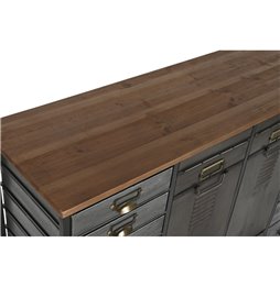 Sedia DKD Home Decor 63 x 49 x 85 cm Grigio Metallo