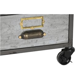 Sedia DKD Home Decor 63 x 49 x 85 cm Grigio Metallo