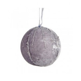 Set di palline di Natale Krist+ 19A5458-1G Argentato Poliestere (6 Unità)