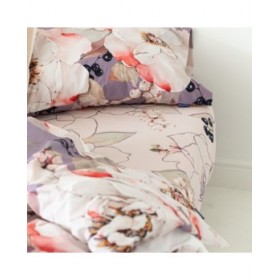 Lenzuolo con angoli HappyFriday White peonies Multicolore 160 x 200 x 32 cm