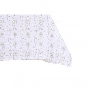 Tovaglia e tovaglioli DKD Home Decor 150 x 250 x 0,5 cm Azzurro Marrone Bianco (2 Unità)