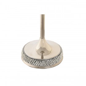 Portacandele DKD Home Decor Argentato Acrilico Alluminio 12 x 12 x 36 cm