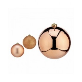 Set di palline di Natale Krist+ 00749 Rame Plastica (4 Unità)