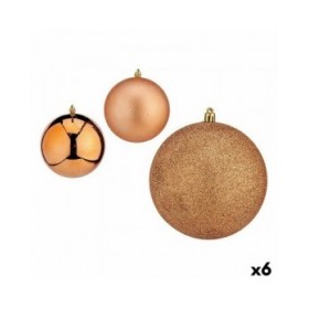 Set di palline di Natale Krist+ 00750 Rame Plastica (6 Unità)